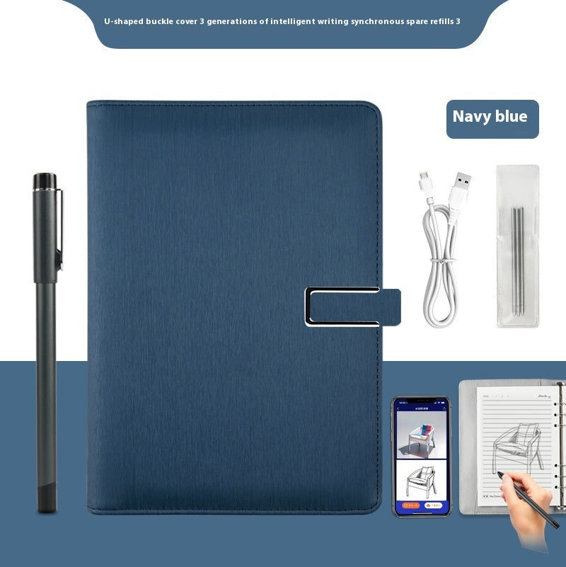 Handwriting Paper Screen Synchronization Smart Fingerprint Lock Notebook