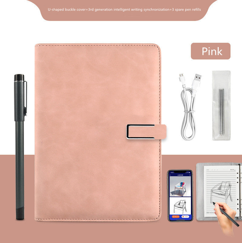 Handwriting Paper Screen Synchronization Smart Fingerprint Lock Notebook