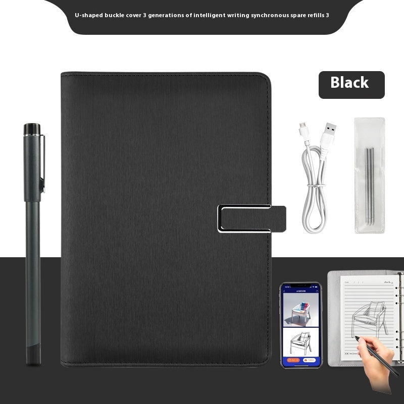 Handwriting Paper Screen Synchronization Smart Fingerprint Lock Notebook