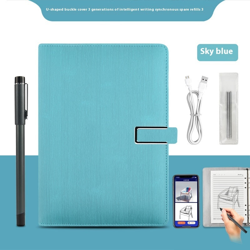 Handwriting Paper Screen Synchronization Smart Fingerprint Lock Notebook